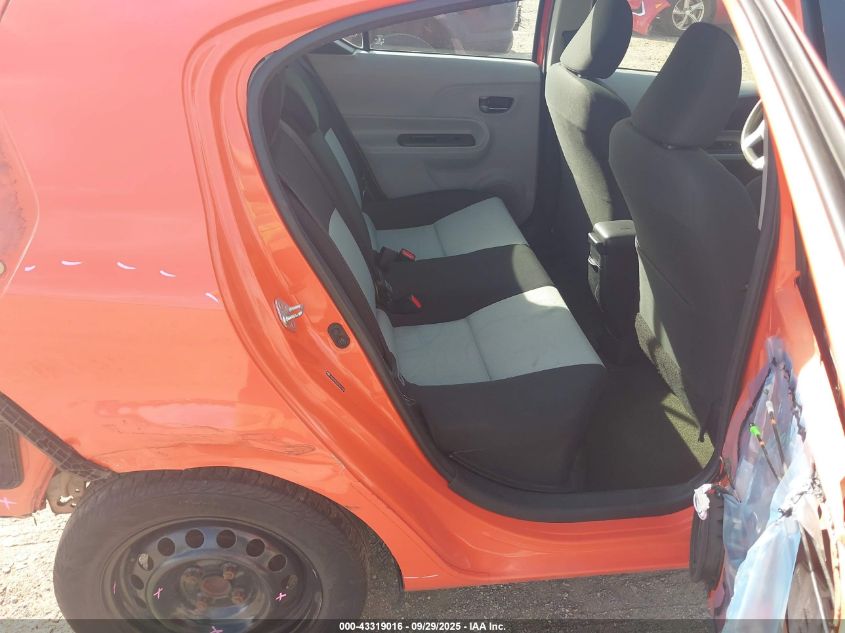 2013 Toyota Prius C Two VIN: JTDKDTB3XD1042486 Lot: 43319016