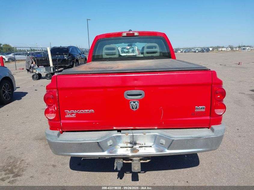 2005 Dodge Dakota Slt VIN: 1D7HW48N05S250364 Lot: 43319038