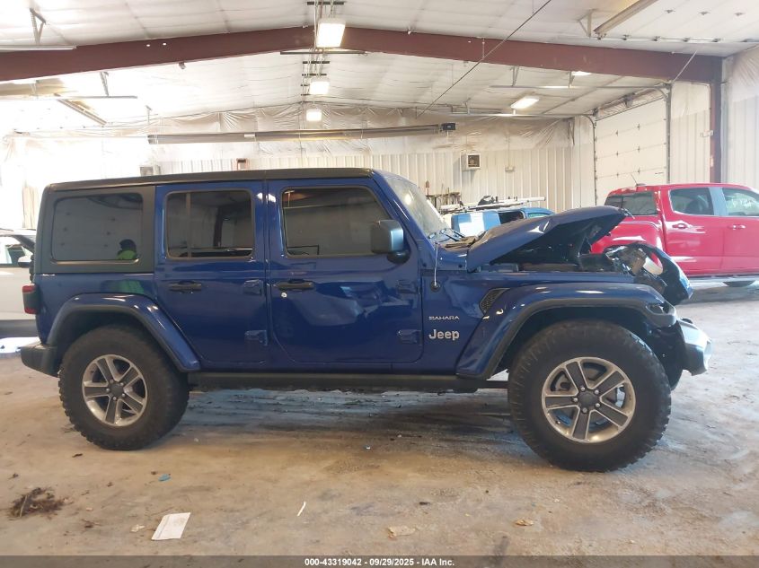 2018 Jeep Wrangler Unlimited Sahara VIN: 1C4HJXEG4JW216365 Lot: 43319042