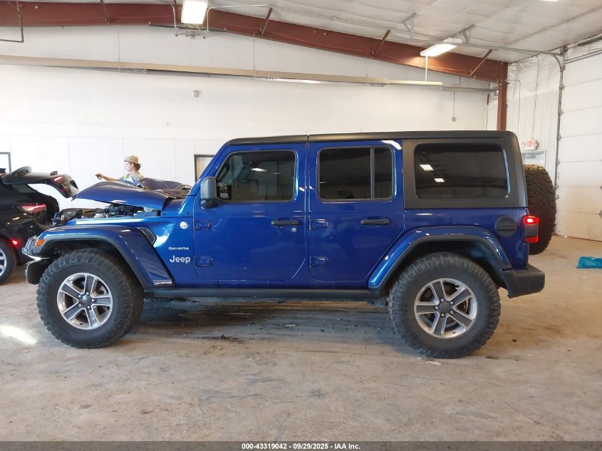 2018 Jeep Wrangler Unlimited Sahara VIN: 1C4HJXEG4JW216365 Lot: 43319042