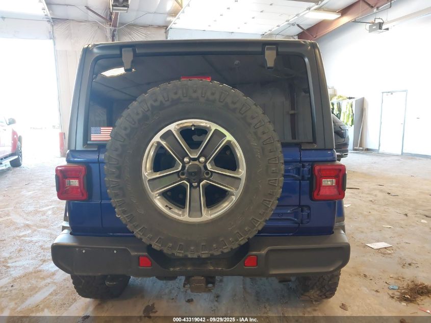 2018 Jeep Wrangler Unlimited Sahara VIN: 1C4HJXEG4JW216365 Lot: 43319042