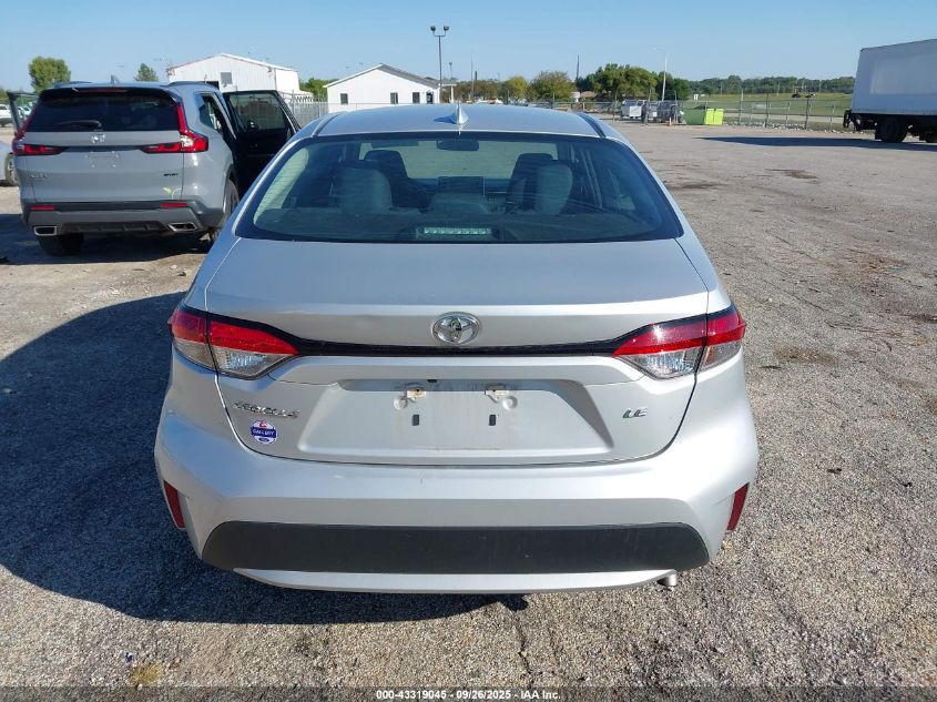 2020 Toyota Corolla Le VIN: 5YFEPRAE9LP080165 Lot: 43319045