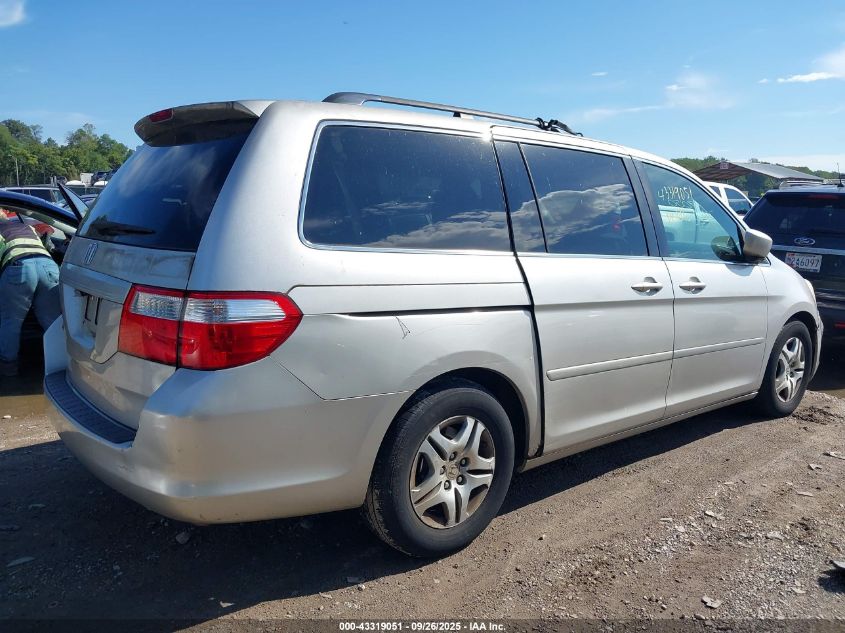 2007 Honda Odyssey Ex VIN: 5FNRL38417B105570 Lot: 43319051