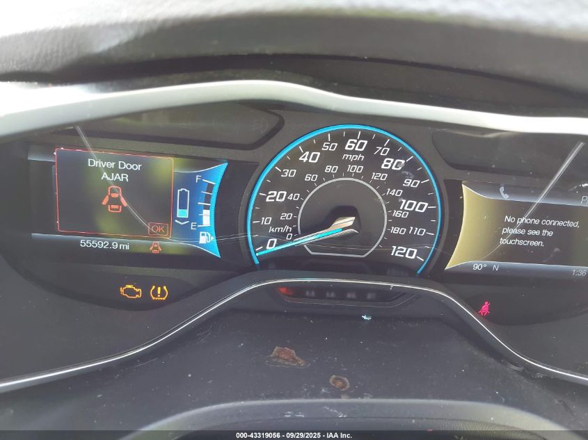 2014 Ford C-Max Hybrid Sel VIN: 1FADP5BU3EL506735 Lot: 43319056