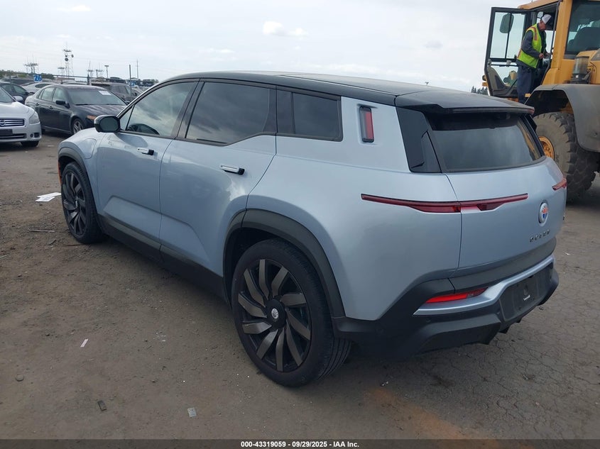 Vin: vcf1zbu20pg003855, lot: 43813724, fisker ocean one 20233
