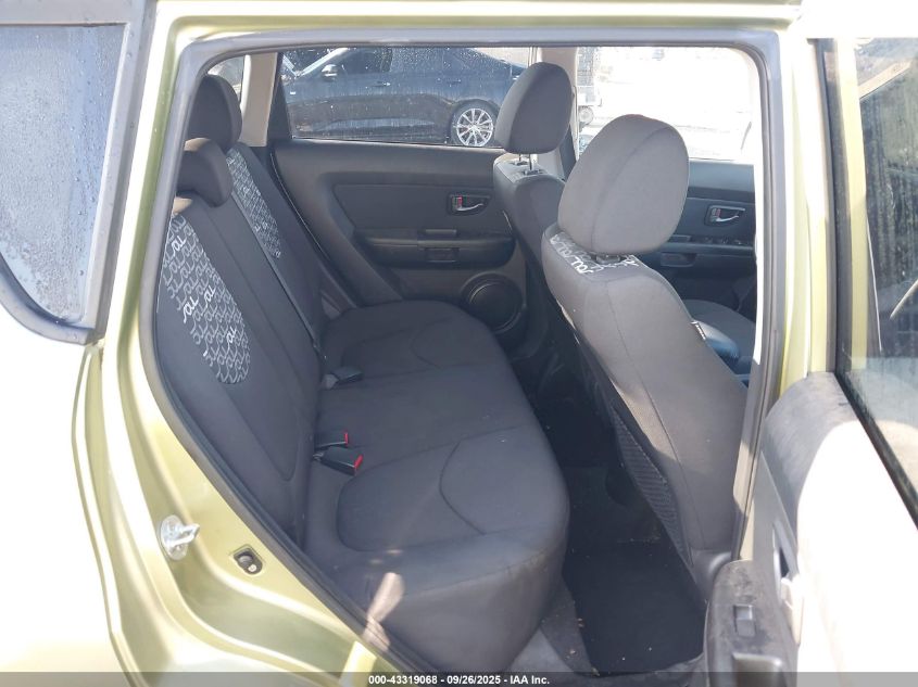 2011 Kia Soul + VIN: KNDJT2A25B7247158 Lot: 43319068