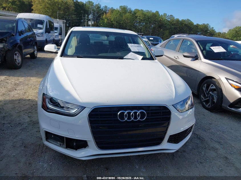 2014 AUDI A4 2.0T PREMIUM - WAUAFAFL9EN043687