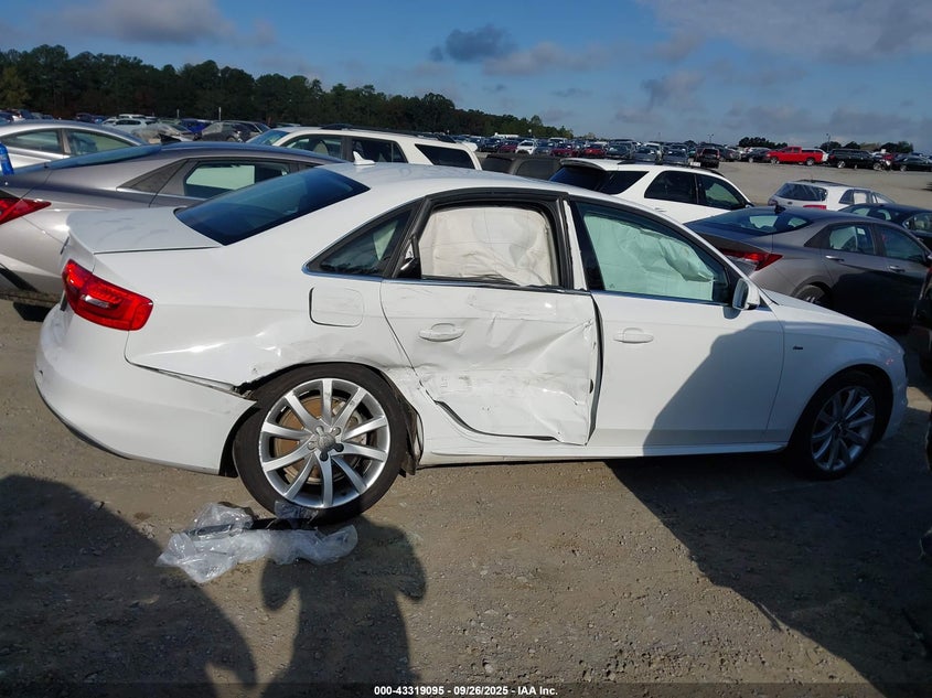 2014 AUDI A4 2.0T PREMIUM - WAUAFAFL9EN043687