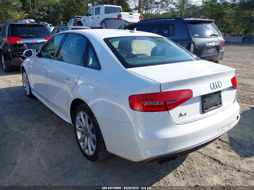 2014 AUDI A4 2.0T PREMIUM - WAUAFAFL9EN043687