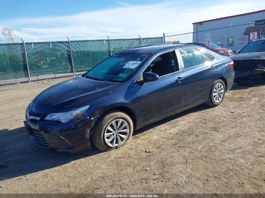 2016 Toyota Camry Le VIN: 4T4BF1FK3GR552523 Lot: 43319113
