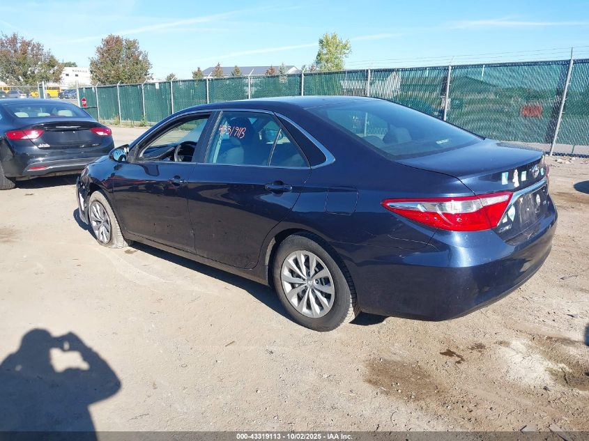 2016 Toyota Camry Le VIN: 4T4BF1FK3GR552523 Lot: 43319113