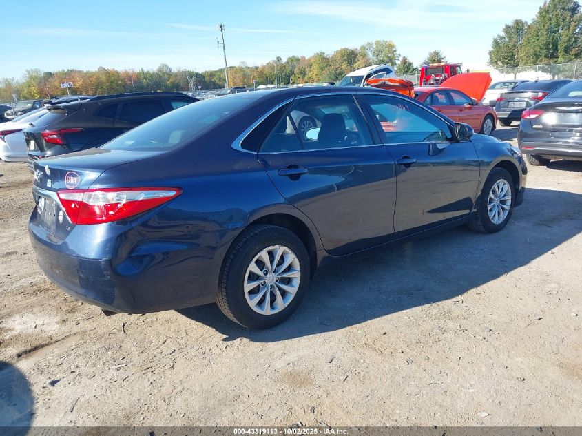 2016 Toyota Camry Le VIN: 4T4BF1FK3GR552523 Lot: 43319113