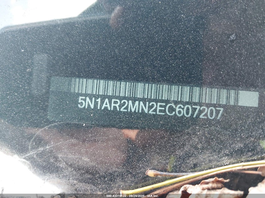 2014 NISSAN PATHFINDER SL - 5N1AR2MN2EC607207