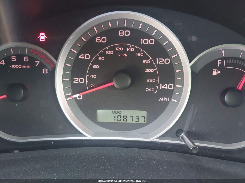 2008 Subaru Impreza 2.5I VIN: JF1GE61618H517994 Lot: 43319174