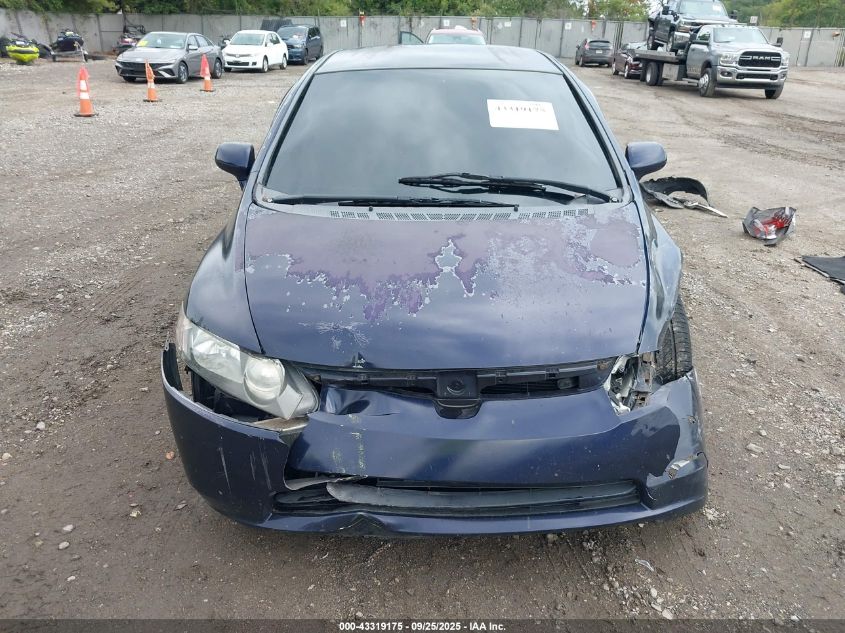 2007 Honda Civic Lx VIN: 2HGFA16567H511185 Lot: 43319175