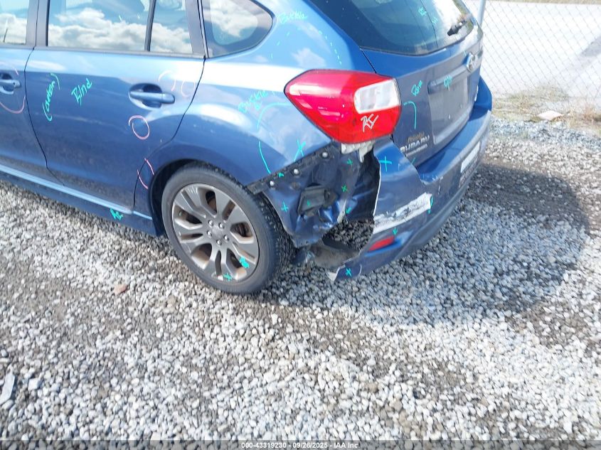 2013 Subaru Impreza 2.0I Sport Premium VIN: JF1GPAL60D2866281 Lot: 43319230