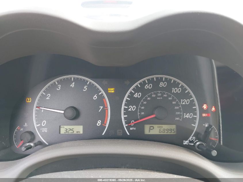 2010 Toyota Corolla Le VIN: 2T1BU4EE2AC279872 Lot: 43319365