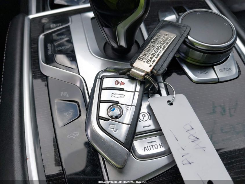 2016 BMW 750I VIN: WBA7F0C53GGL99859 Lot: 43319408