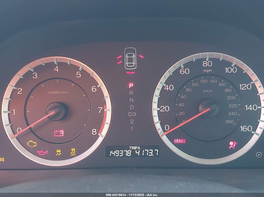 1HGCP2F42BA020974 2011 HONDA ACCORD photo no. 7