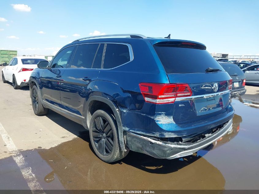 2018 Volkswagen Atlas 3.6L V6 Sel Premium VIN: 1V2NR2CA5JC534637 Lot: 43319496