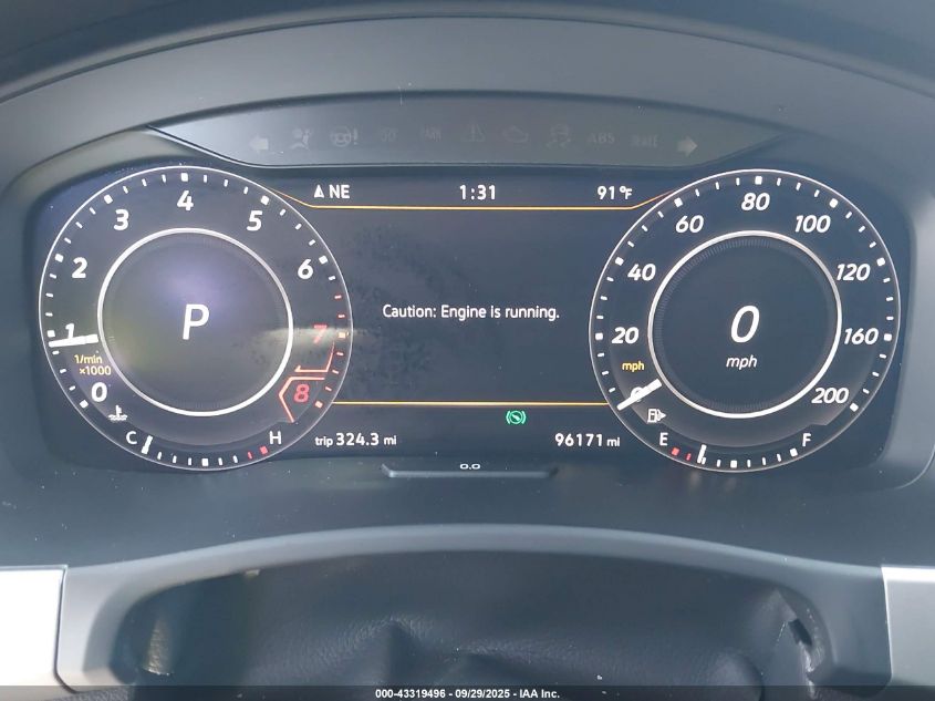 2018 Volkswagen Atlas 3.6L V6 Sel Premium VIN: 1V2NR2CA5JC534637 Lot: 43319496