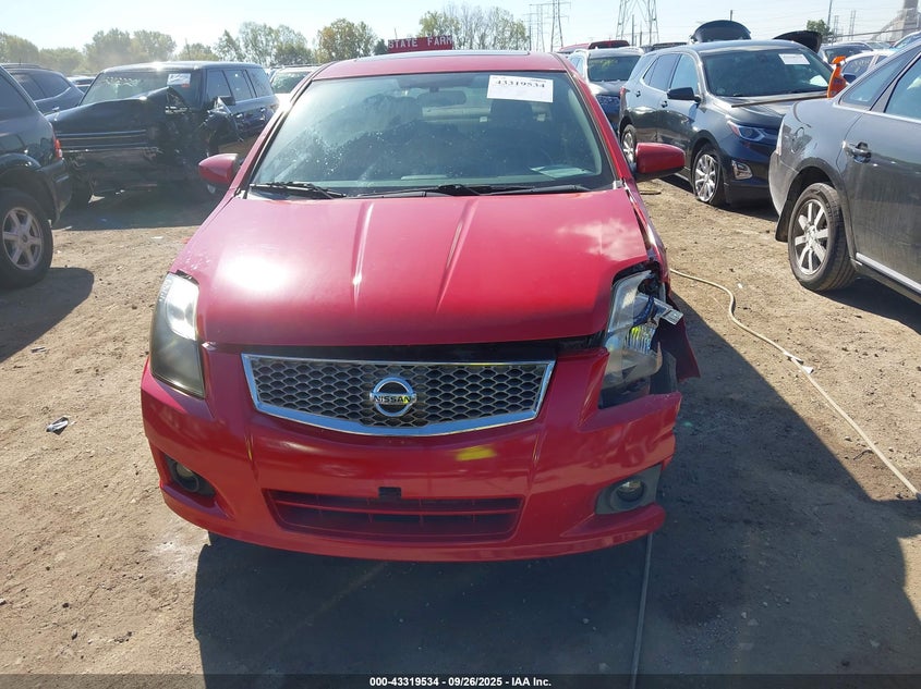 2012 Nissan Sentra Se-R VIN: 3N1BB6AP2CL666756 Lot: 43319534