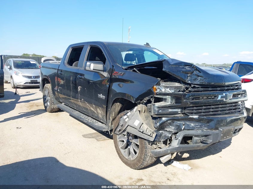 2021 CHEVROLET SILVERADO 1500 4WD  SHORT BED RST - 3GCUYEET5MG291736