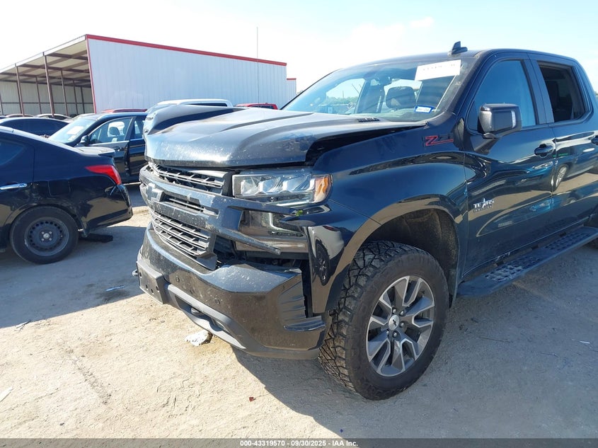 2021 CHEVROLET SILVERADO 1500 4WD  SHORT BED RST - 3GCUYEET5MG291736