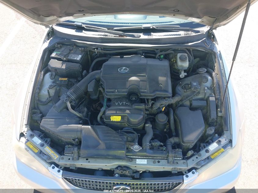 2003 Lexus Is 300 VIN: JTHBD192430074399 Lot: 43319571