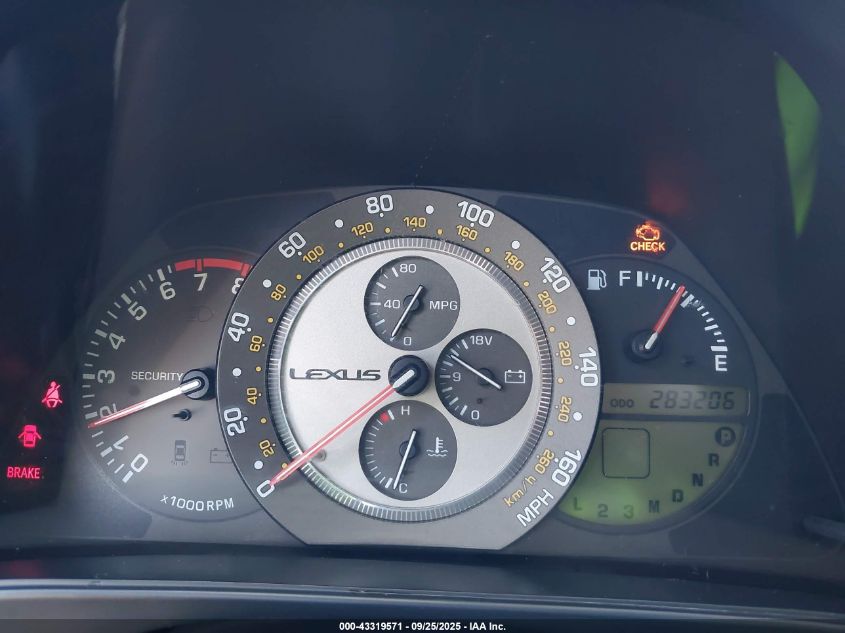 2003 Lexus Is 300 VIN: JTHBD192430074399 Lot: 43319571