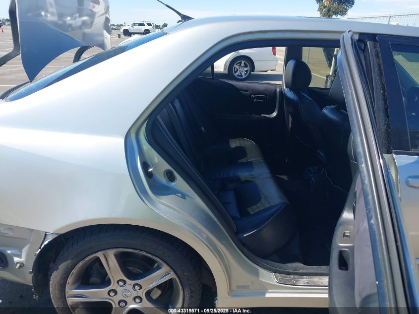 2003 Lexus Is 300 VIN: JTHBD192430074399 Lot: 43319571