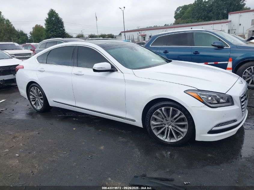 2015 Hyundai Genesis 3.8 VIN: KMHGN4JE5FU025782 Lot: 43319572