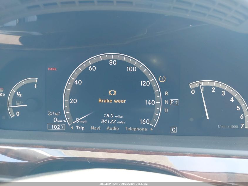 2007 Mercedes-Benz S 600 VIN: WDDNG76X17A111956 Lot: 43319596