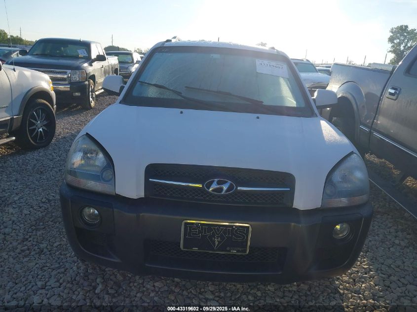 2008 Hyundai Tucson Limited V6/Se VIN: KM8JN12D18U886406 Lot: 43319602