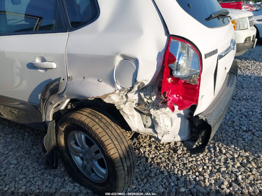 2008 Hyundai Tucson Limited V6/Se VIN: KM8JN12D18U886406 Lot: 43319602