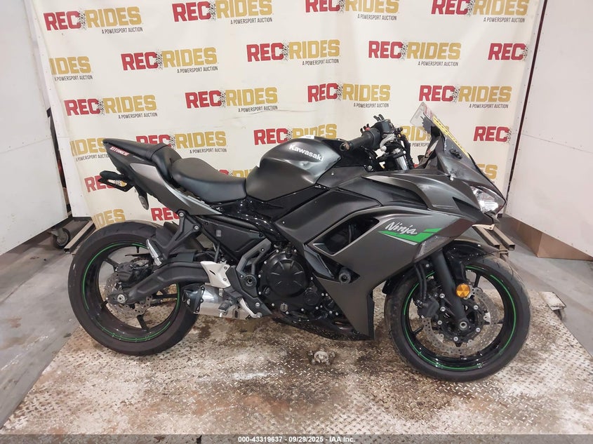 2024 Kawasaki Ex650 R VIN: ML5EXER19RDAB3838 Lot: 43319637