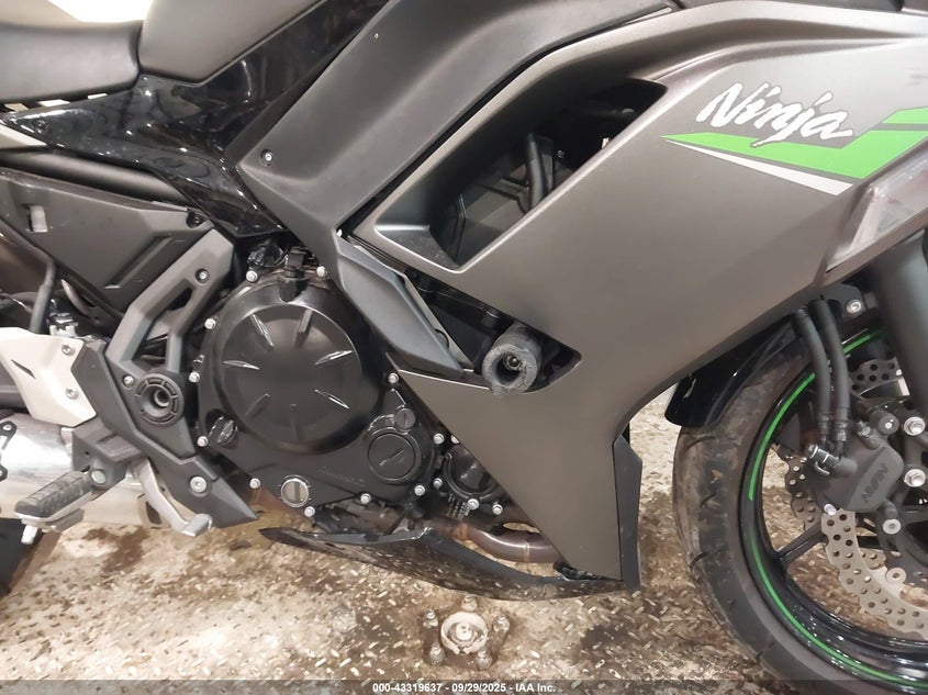 2024 Kawasaki Ex650 R VIN: ML5EXER19RDAB3838 Lot: 43319637