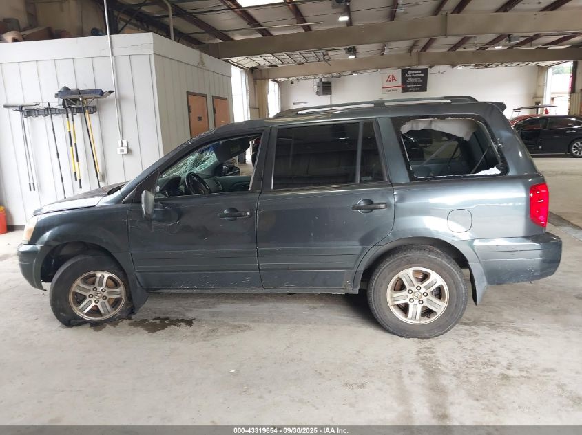 2005 Honda Pilot Ex-L VIN: 5FNYF18535B051833 Lot: 43319654