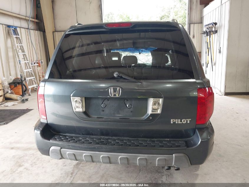 2005 Honda Pilot Ex-L VIN: 5FNYF18535B051833 Lot: 43319654