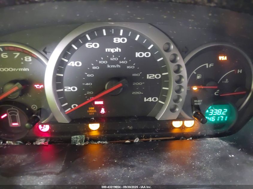 2005 Honda Pilot Ex-L VIN: 5FNYF18535B051833 Lot: 43319654