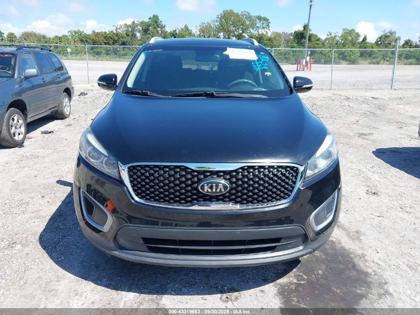 2017 Kia Sorento 2.4L Lx VIN: 5XYPG4A39HG323379 Lot: 43319663
