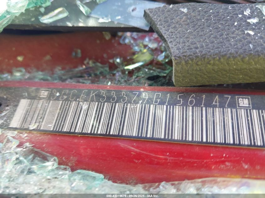 2009 Chevrolet Silverado 1500 Ltz VIN: 3GCEK33379G156147 Lot: 43319675