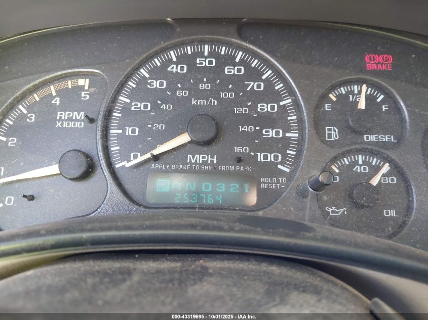 2002 Chevrolet Silverado Lt VIN: 1GCJK33152F205723 Lot: 43319695