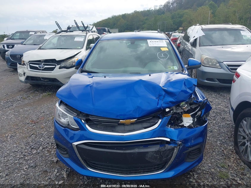 2019 Chevrolet Sonic Lt Auto VIN: 1G1JD5SB3K4110856 Lot: 43319723