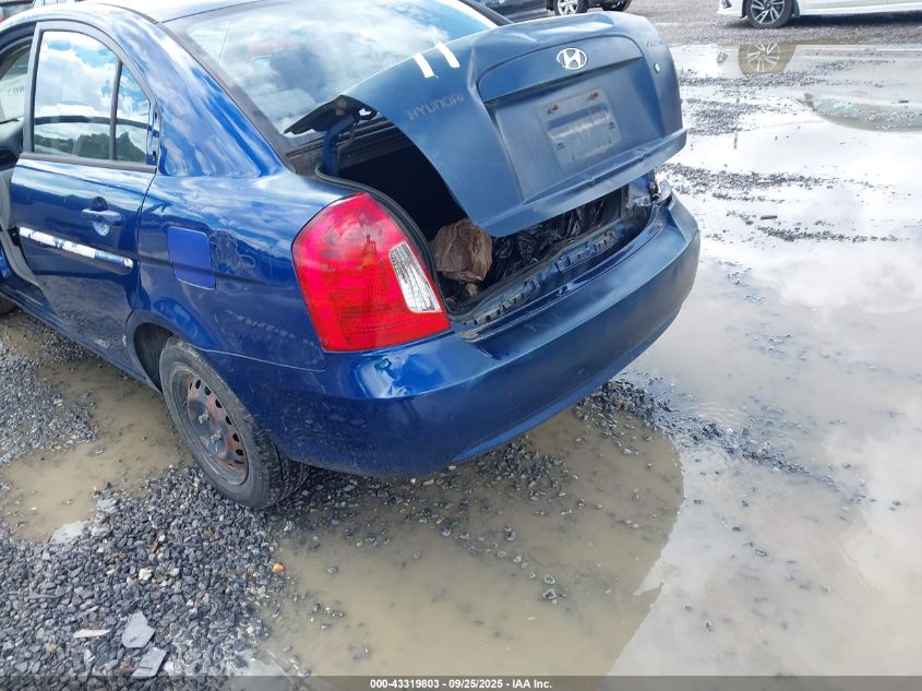 2007 Hyundai Accent Gls VIN: KMHCN46C87U110610 Lot: 43319803