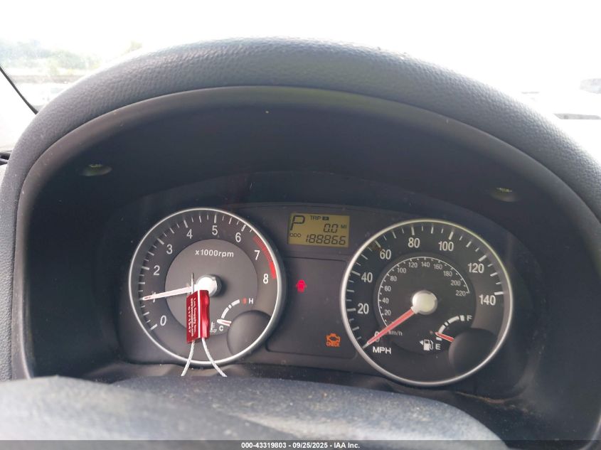 2007 Hyundai Accent Gls VIN: KMHCN46C87U110610 Lot: 43319803