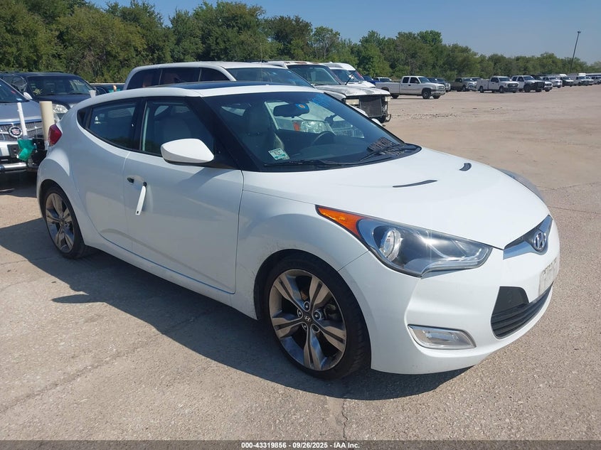 2013 HYUNDAI VELOSTER BASE W/GRAY - KMHTC6AD3DU101391