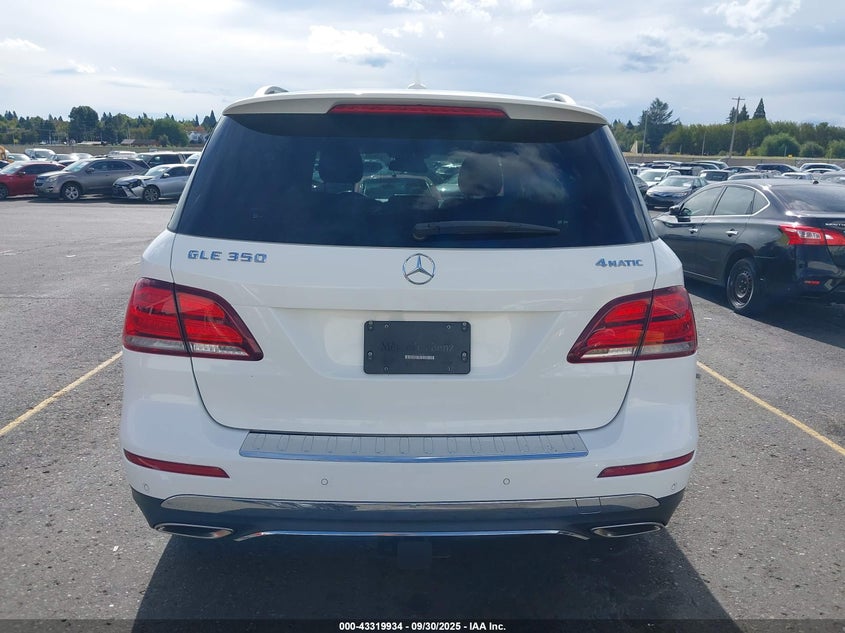 2016 MERCEDES-BENZ GLE 350 4MATIC 4JGDA5HB4GA708107