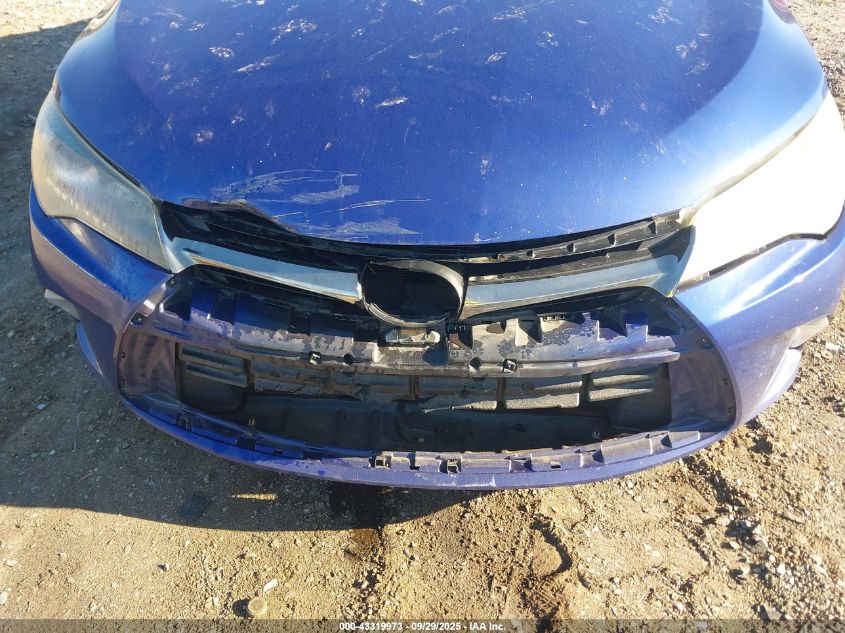 2015 Toyota Camry Se VIN: 4T1BF1FK8FU884708 Lot: 43319973