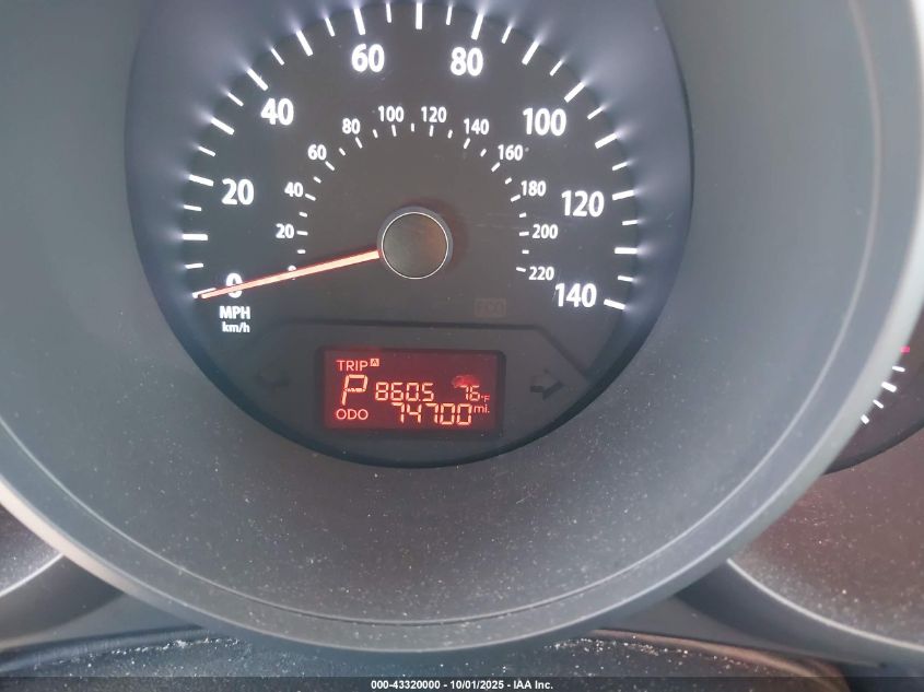 2013 Kia Soul VIN: KNDJT2A58D7613952 Lot: 43320000